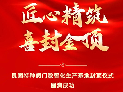 封顶大吉｜热烈庆祝鸿运国际特种阀门数智化生产基地喜封金顶